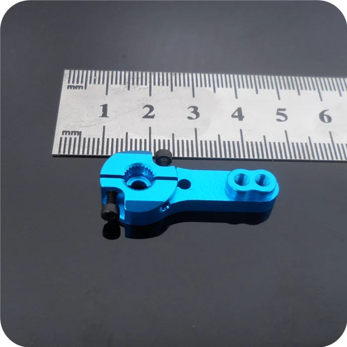 

2PCS CNC 25T Servo Arm Aluminum Alloy Steering Rocker Arms 25mm Hole Distance Half Arm Horn for RC Car/Boats