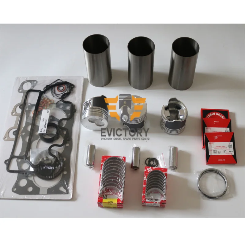 

For ISUZU 3LD1 rebuild kit piston ring cylinder liner gasket bearing valve overhaul