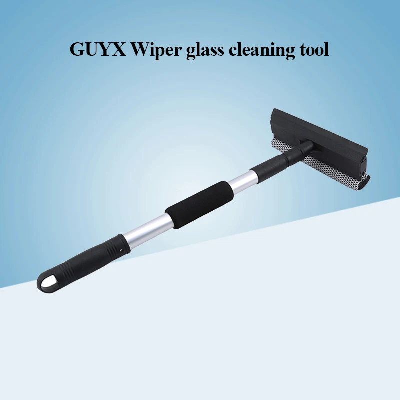 

Выдвижной двухсторонний выдвижной скребок из нержавеющей стали для очистки стекол тряпка щетка инструмент для очистки стекла