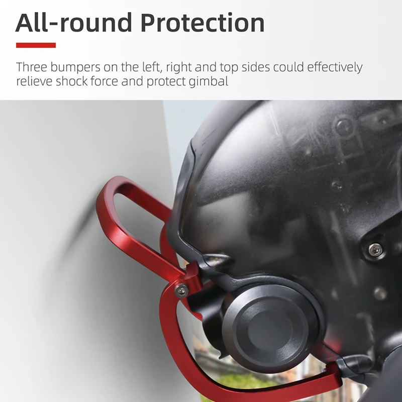 

Aluminum Alloy Pan/Tilt Lens Protects the Bumper Against Collision for DJI FPV,for Dji Fpv Accessories