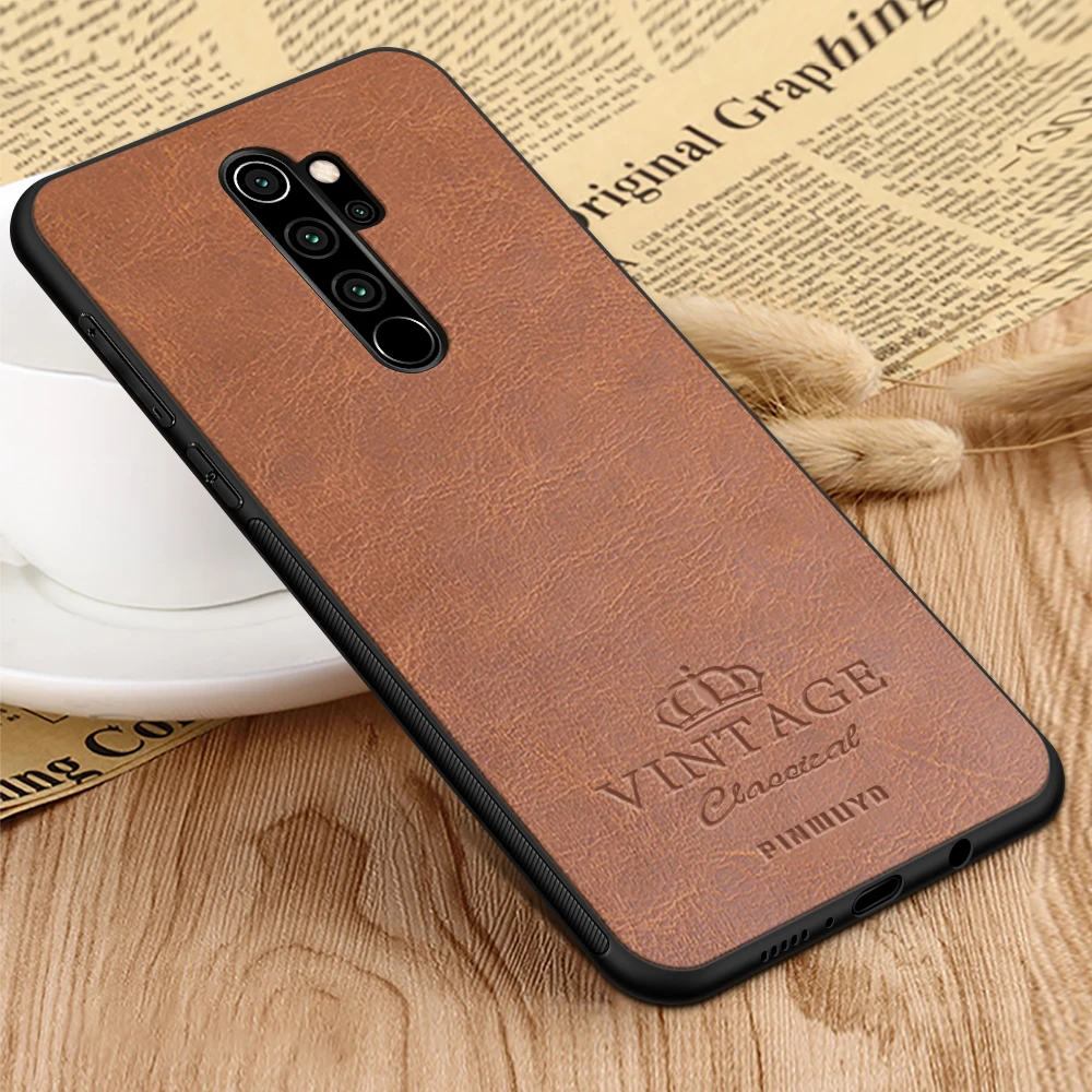 Для Xiaomi Redmi Note 8 Pro PINWUYO чехол для Note8 ретро кожаный мягкий край Жесткий Чехол 8Pro |