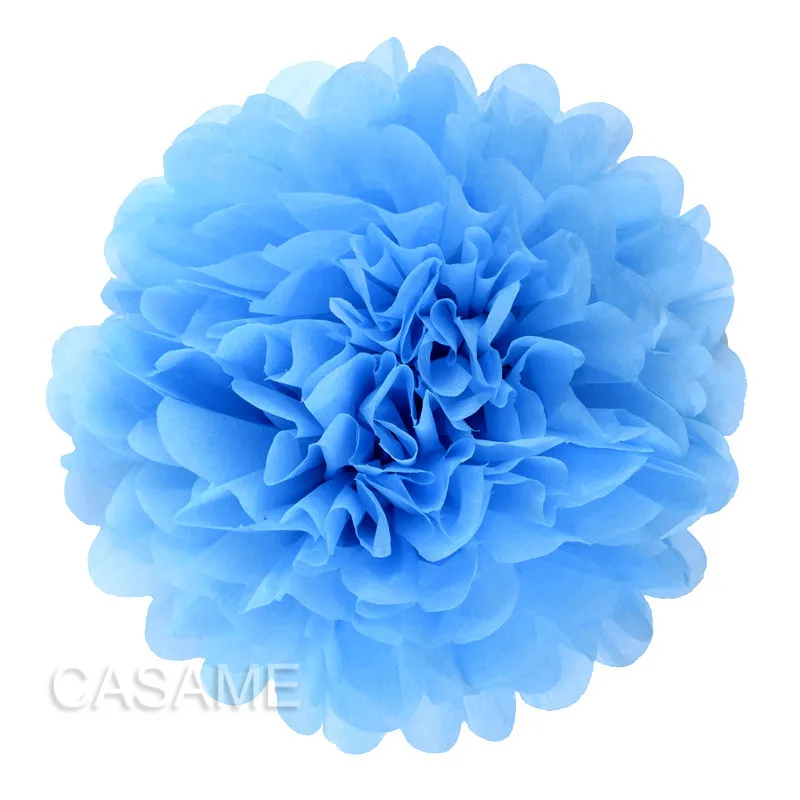 

4" 6" 8" 10" 12" 14" Paper Pompoms Wedding Decorative Flowers Ball Birthday Party Decoration pom poms