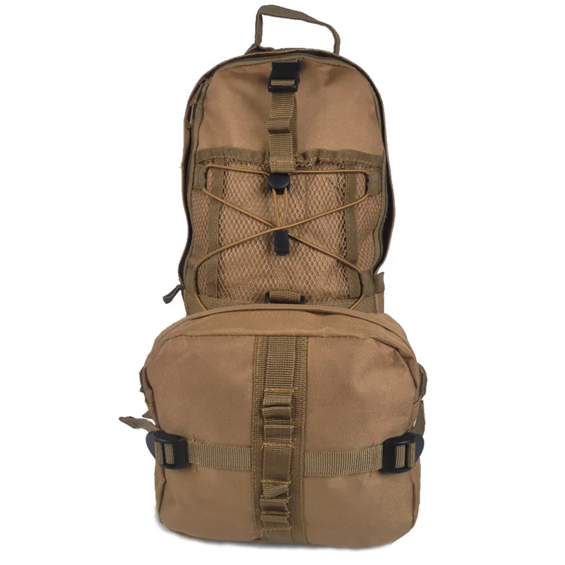 2.5L сумка для воды мочевого пузыря Гидратация рюкзак Открытый Кемпинг Molle военный