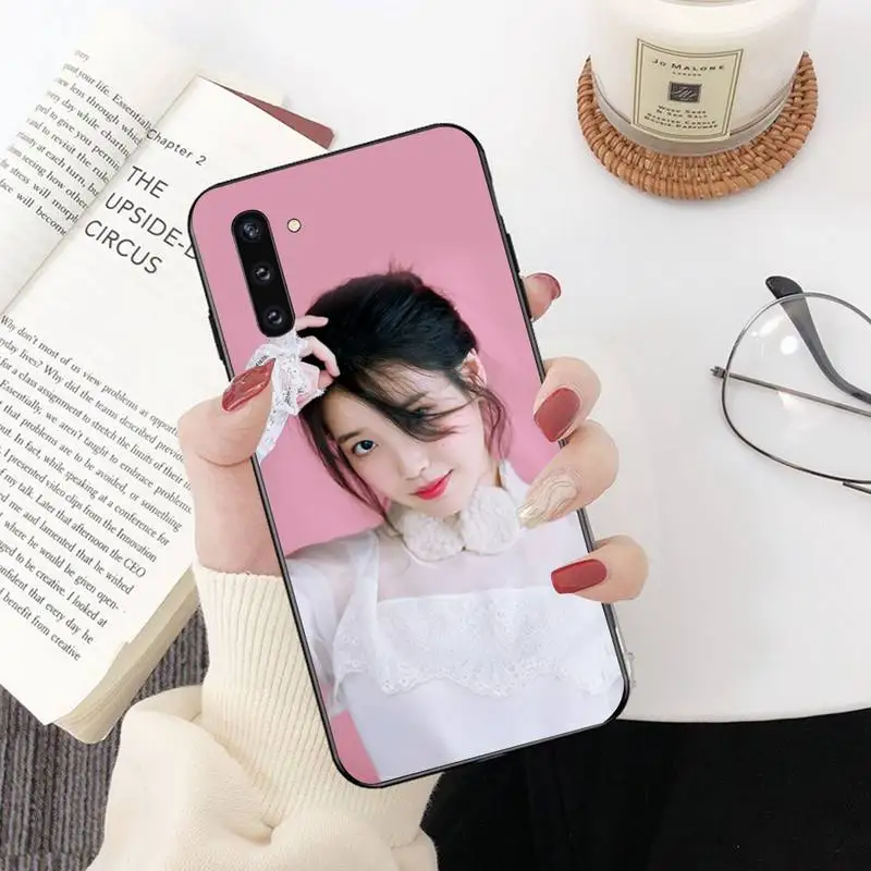 

NBDRUICAI KPOP Korean singer-songwriter IU Phone Case Cover For Samsung Galaxy J7 J8 J6 Plus 2018 Prime Note 7 8 9 10 pro