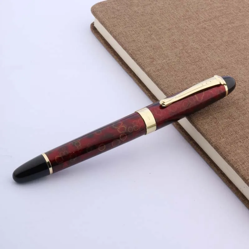 JINHAO X450 подарок Новая тонкая красная льдовая перьевая ручка со средним