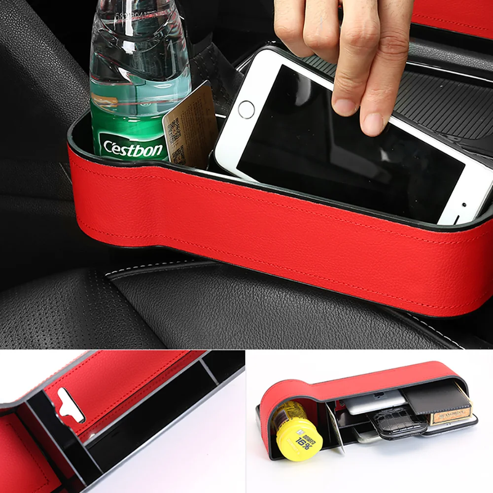 AOSHIKE левое правое сидение для автомобиля ящик хранения зазоров ABS пластик Авто