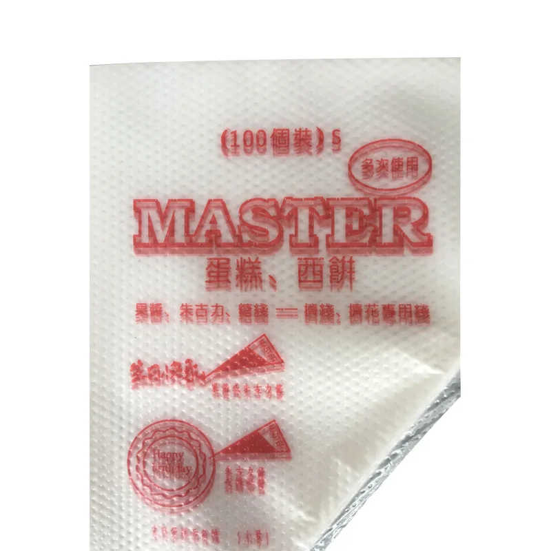

100PCS Disposable pipe bag icing fondant cake cream bag decoration pastry tips tool GYH A102