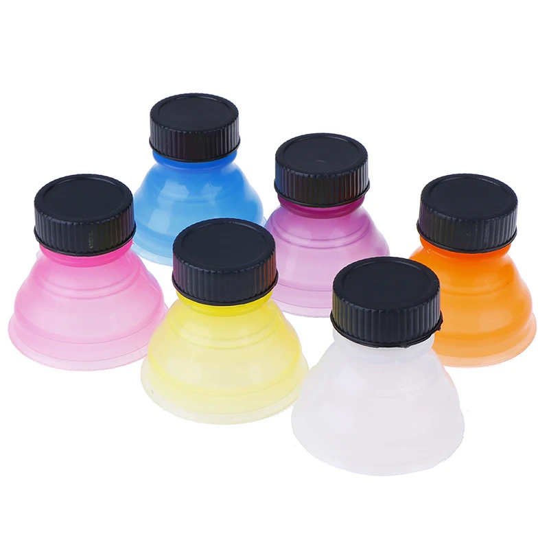 6 шт соды заставки поп пива консервной банки Кепки флип топ с рисунком бутылки для