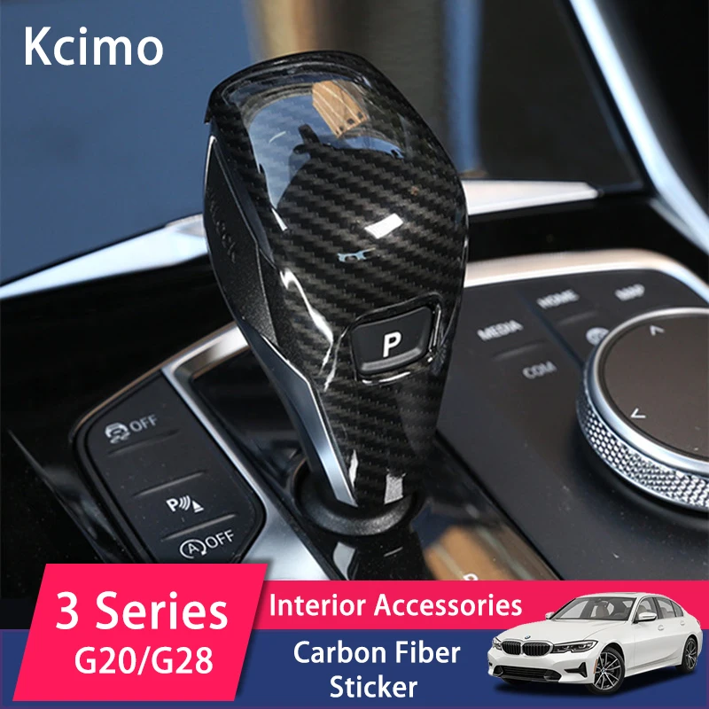 Углеродное волокно Цвет шестерни рукоятка переключения рукав накладка из АБС