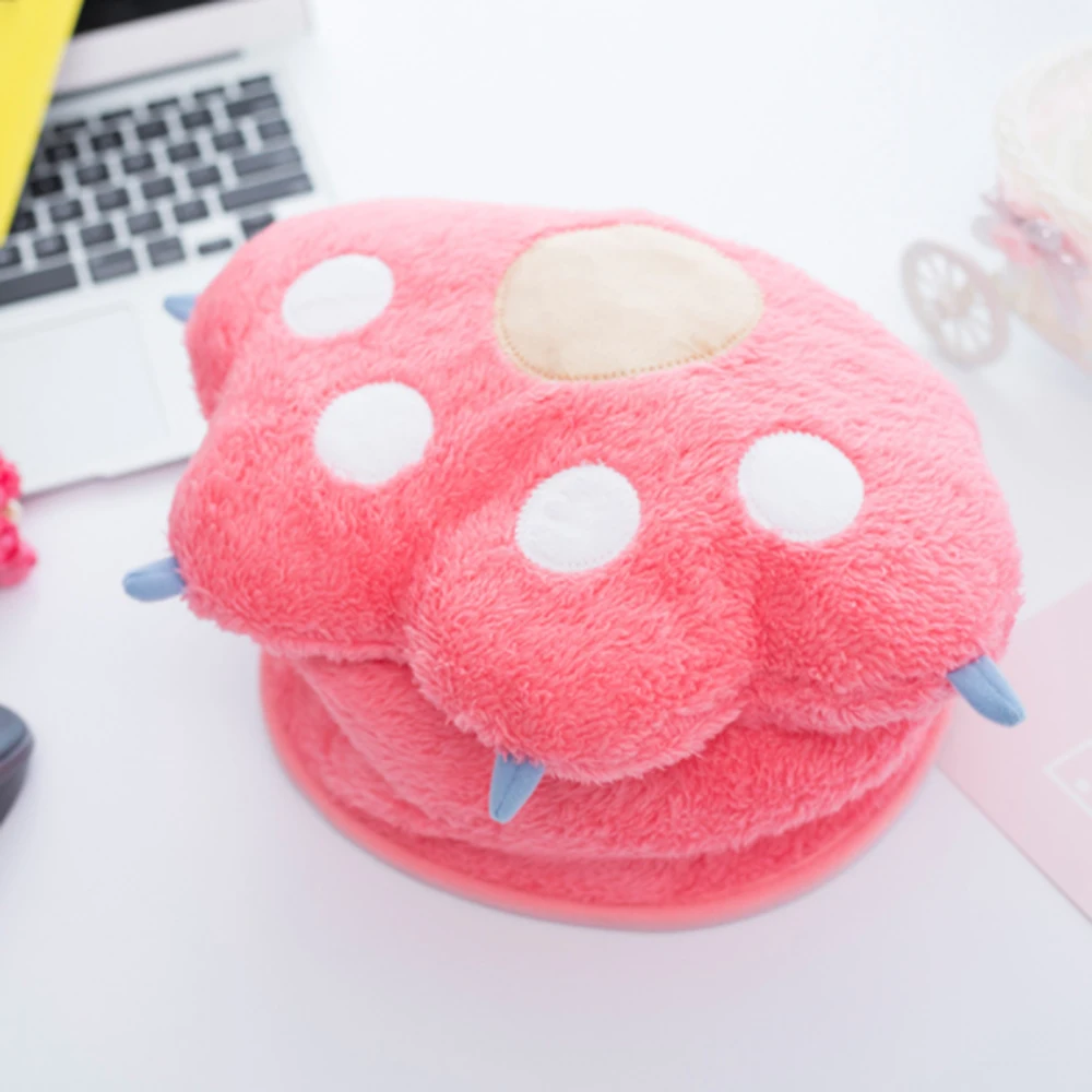 Коврик для мыши с подогревом USB подогреватель рук зимний утолщенный плюшевый