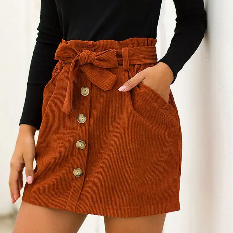 Женская юбка трапециевидной формы на весну и зиму в стиле Харадзюку утолщенная