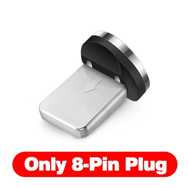 Only For 8-Pin Plug INIU световой поток магнитного освещения USB кабель для iPhone XR X 7 8 микро Тип C зарядное устройство Быстрая зарядка магнит зарядка USB-C тип-c - Цвет: Only For 8-Pin Plug