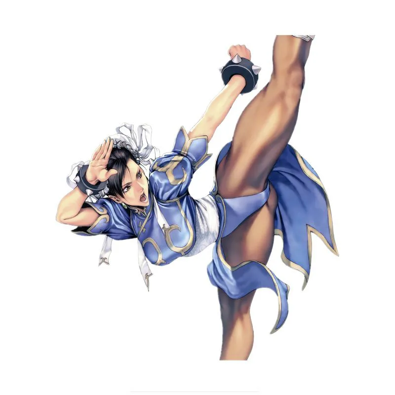 Водонепроницаемая и Солнцезащитная ПВХ Красивая воин Чун Ли автомобильные