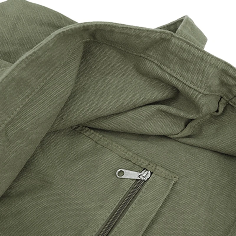 Холщовая Сумка Простая мужская Большая вместительная Хлопковая Сумка-тоут