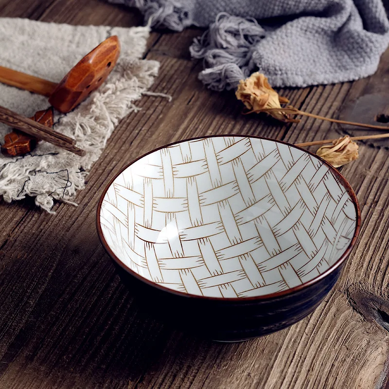 Творческий дом ресторан пищевая миска японский коммерческий большой для риса