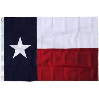 Texas Домашний открытый Техасский Флаг США 3x5 футов водонепроницаемый прочный нейлон вышитые звезды сшитые полосы латунные втулки американские флаги баннеры - Цвет: Texas