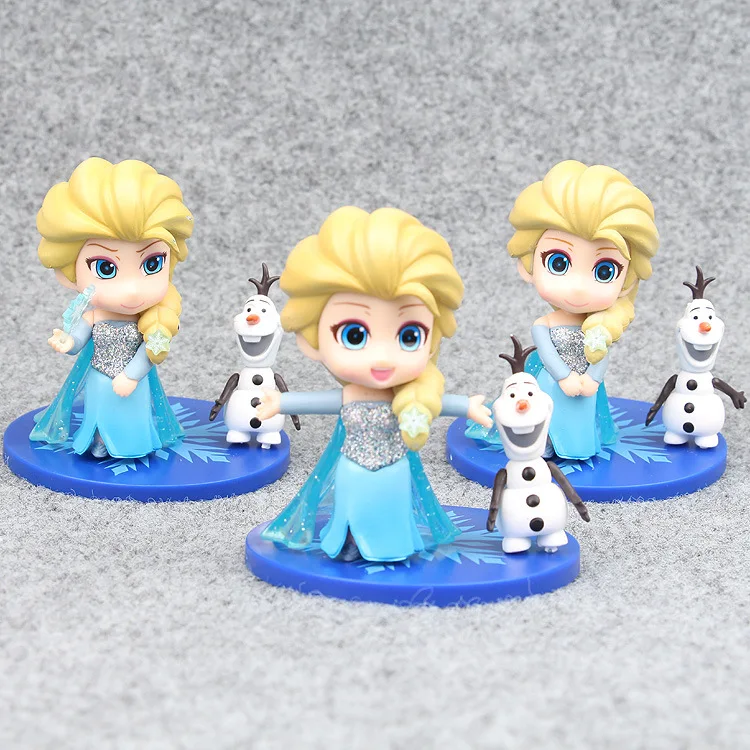 Действие 3 шт./компл. disney принцессы Анны из мультфильма Холодное сердце с Олафом