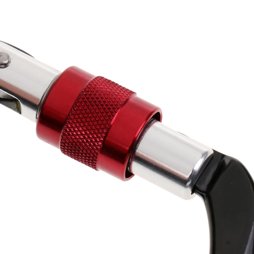 

Heavy Duty 25KN Rock Climbing Tree Surgeon 8-13mm Rope Pulley + 25KN Screw Lock Carabiner Rappelling Rescue Gear Equipment