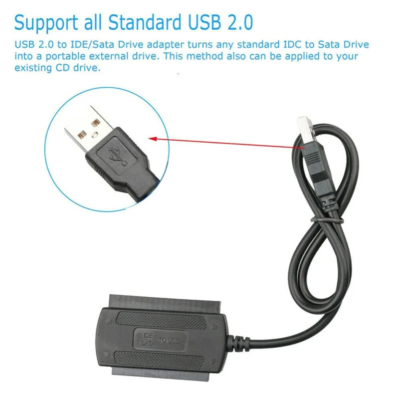 Переходник для жесткого диска HD HDD USB 2 0 на IDE SATA ATA 5 3 | Компьютеры и офис