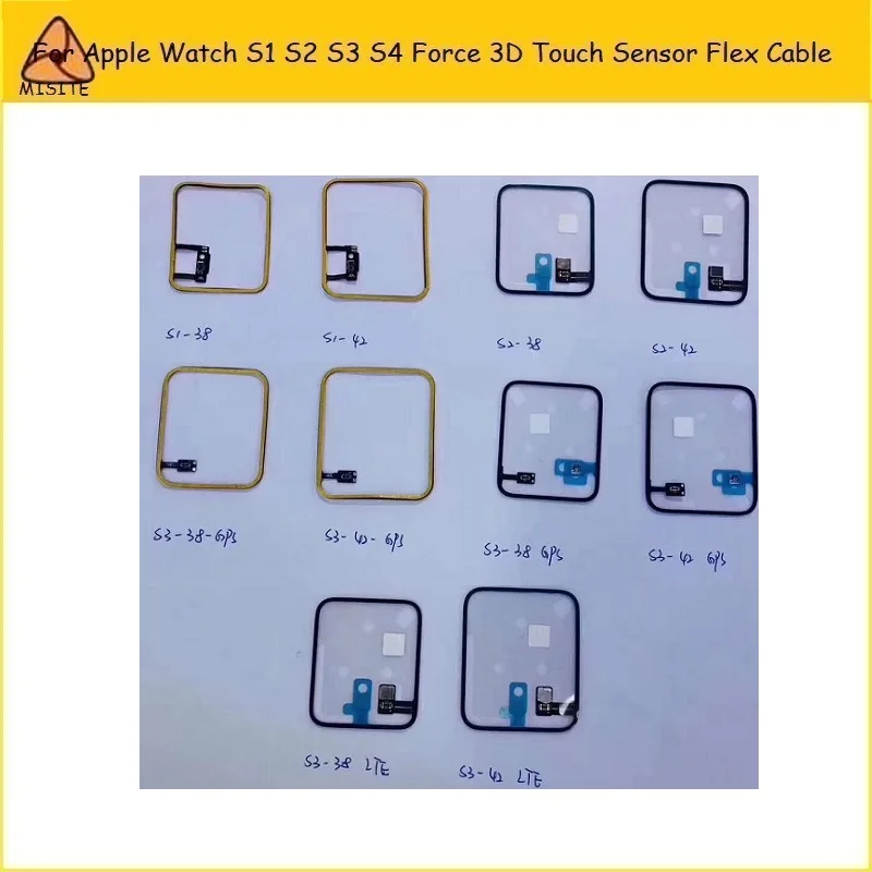 

10Pcs Gen 1 2 3 Force 3D Touch Sensor Flex Cable For Apple Watch Series 1 2 3 4 Gravity Induction Sense Coil 38mm 42mm 40mm 44mm