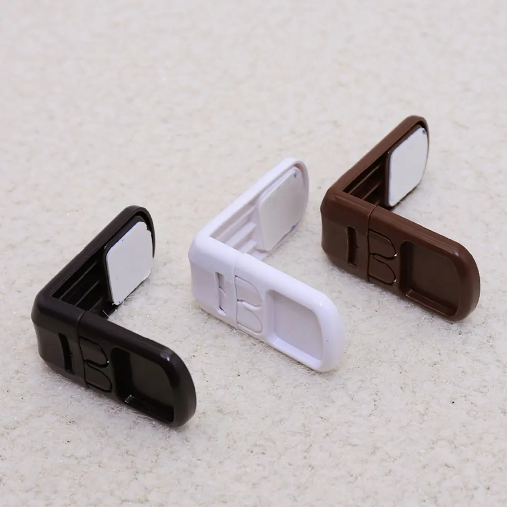 4 Pcs Multifunctional Baby Child Safety Lock Double Snap Fastener Drawer Cabinet Door Right Angle ABS Protection | Мать и ребенок