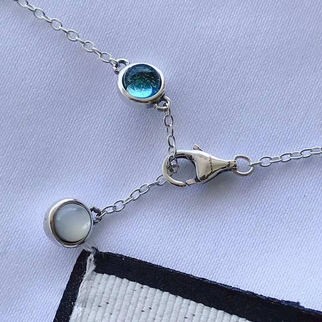 

S925 Sterling Silver leell Pendant Necklace, retro, classic, fashion, letter G, S925, 1:1