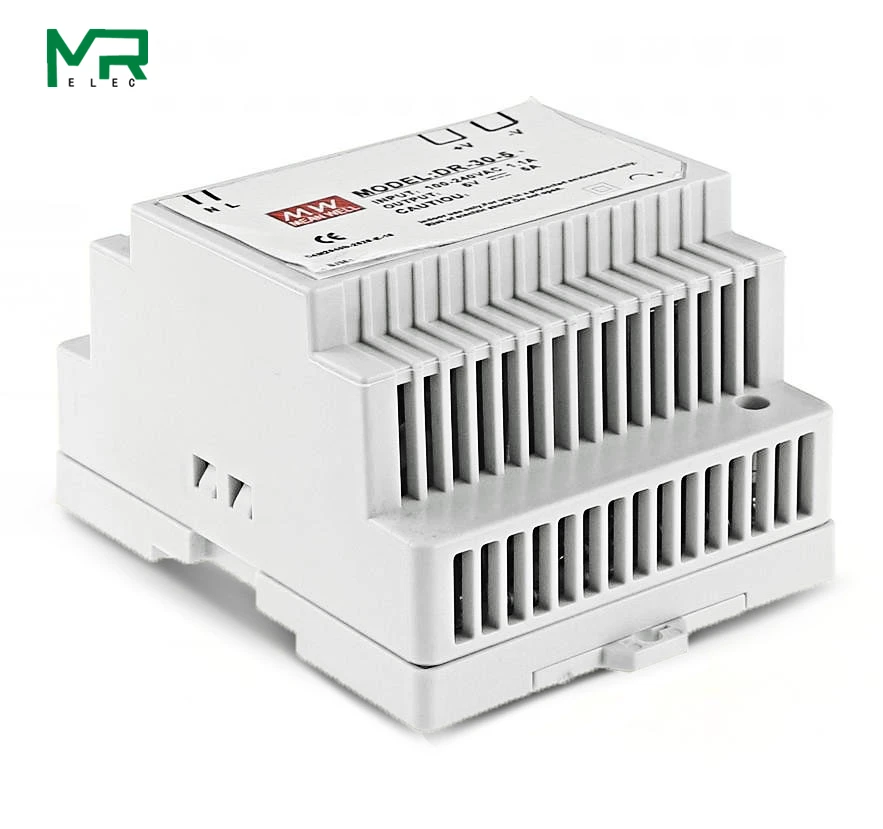 DR-30-5 100~ 240V AC рейка 30W импульсный источник питания 5V 5A Промышленный DIN импульсный источник питания DR-30-5 DR-12 DR-30-15