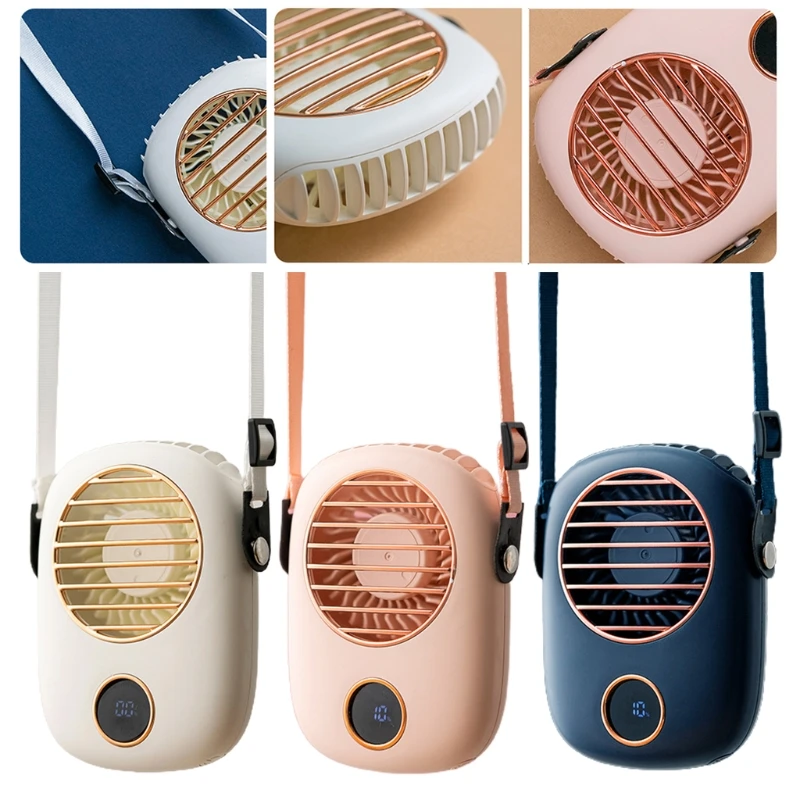 

Новинка 2021, USB-вентилятор для режима «свободные руки», 3 режима, портативный мини-USB-вентилятор с подвесным шейным USB-вентилятором