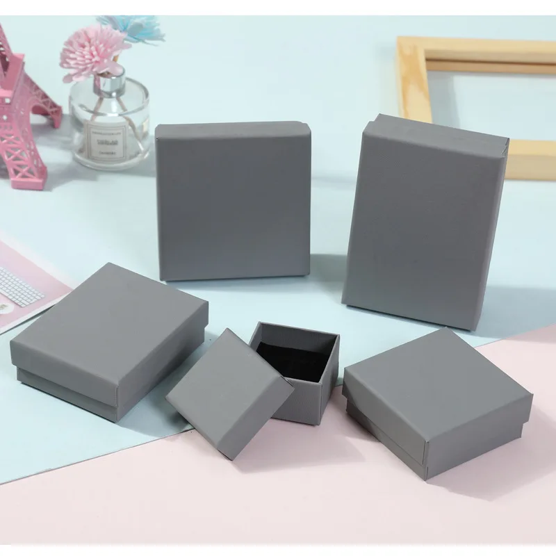 Diy Carrying Necklace Jewelry Box Ring Earrings Jewelry Gift Box Reusable Supplies