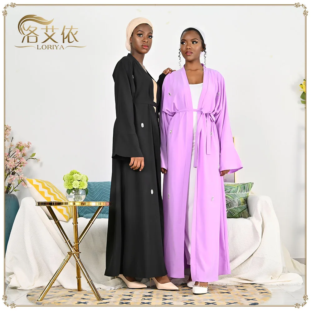 

Мусульманская мода открытая абайя Дубай Турция Abayas для женщин марокканский кафтан хиджаб платье мусульманская одежда