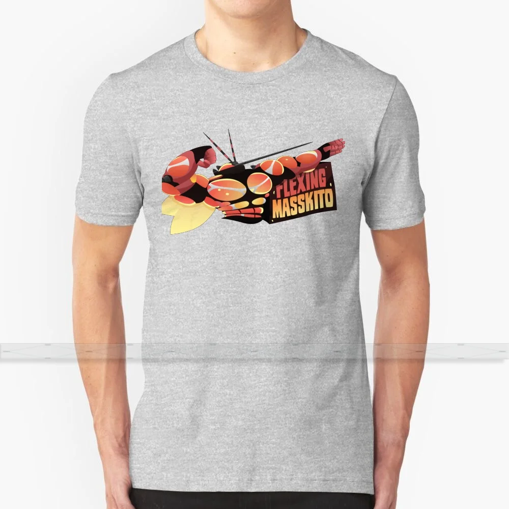 

Футболка Flexing Masskito для мужчин и женщин, хлопок, индивидуальный дизайн, летние топы
