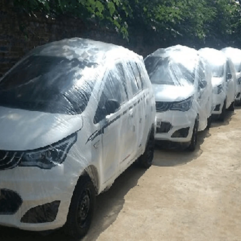 Автомобильный одноразовый чехол для автомобиля водонепроницаемый прозрачный