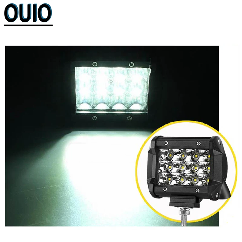 2 шт. 3-рядная светодиодный внедорожный светильник бар 36 Вт пятно света фары