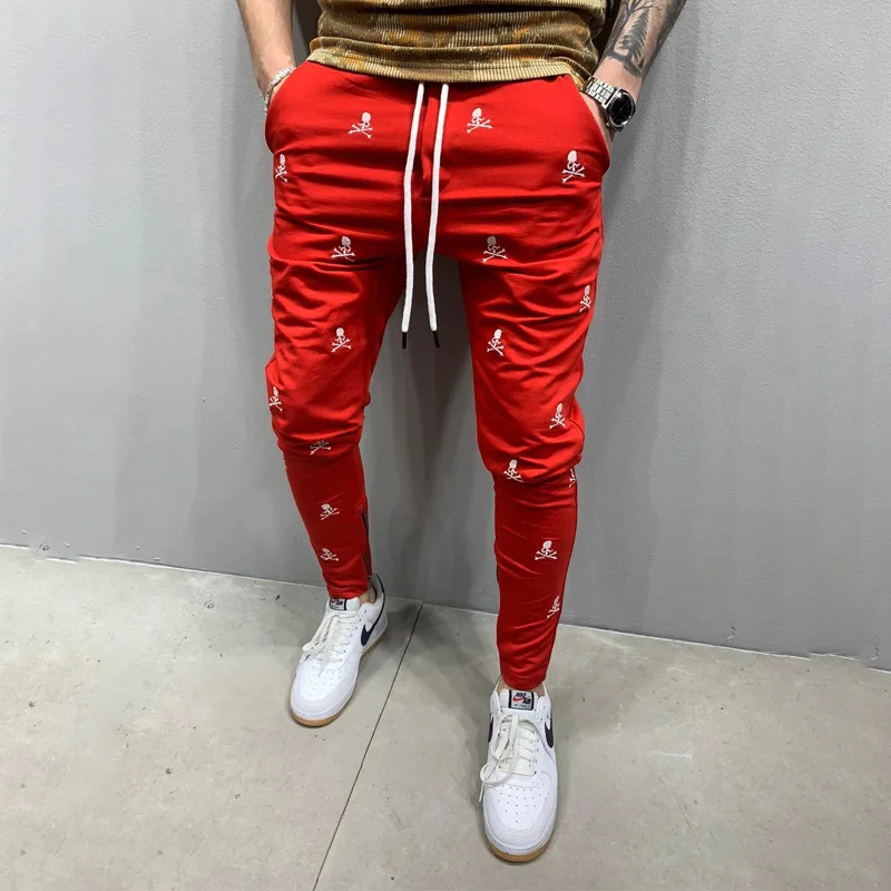 

New Gym Sport Pants Men Soft Slim Fit Running Jogging Pants Men Bodybuliding Sweatpants GYM Joggers Sports Pencil Pants Trousers