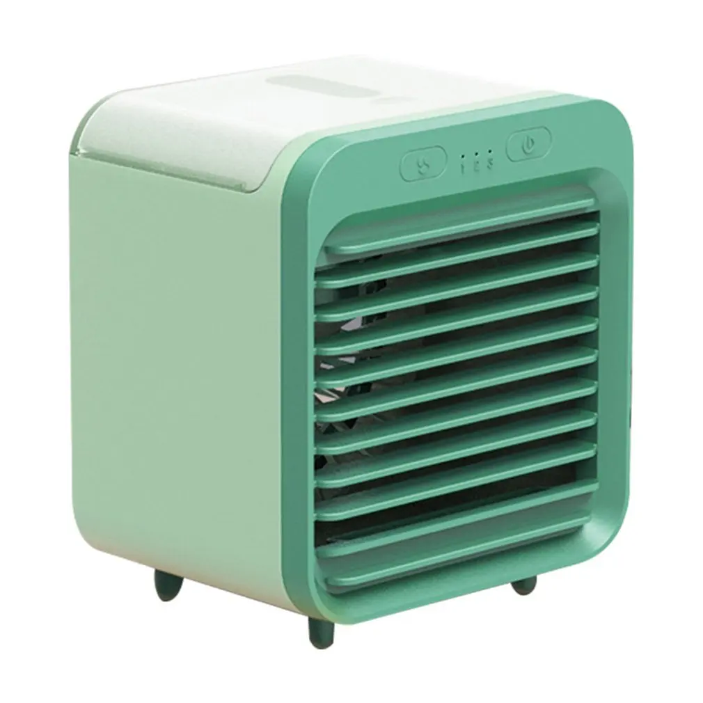 

USB Desk Mini Fan Portable Air Cooler Fan Air Conditioner Light Desktop Air Cooling Fan Humidifier Purifier For Office Bedroom