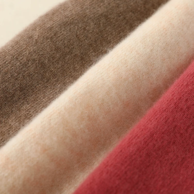 

2020 New V Cashmere Bottom Shirts Women wear Trimmed Cashmere Knitwea