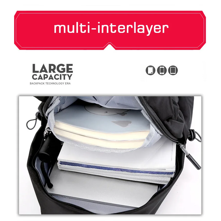 Модный городской рюкзак через плечо для ноутбука 15 дюймов вместительная