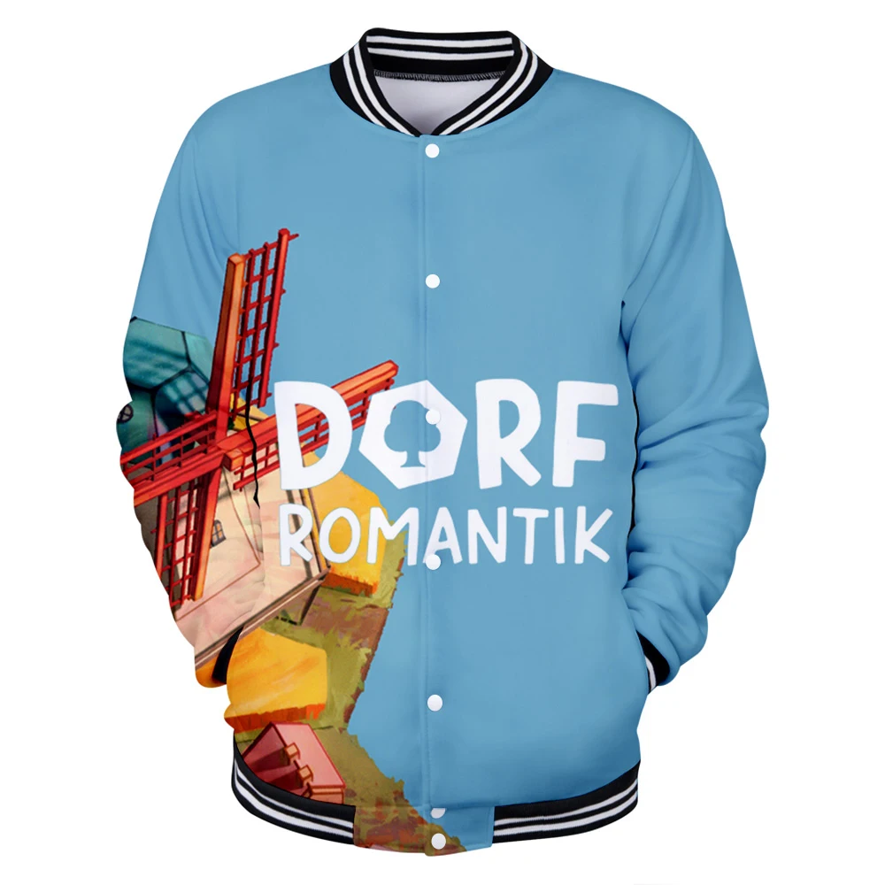 

Trend Dorfromantik 3D Prints Baseball Jackets Women/Men Fashion Long Sleeve Jacket Hot Sale Casual Streetwear Clothes Kawaii Top