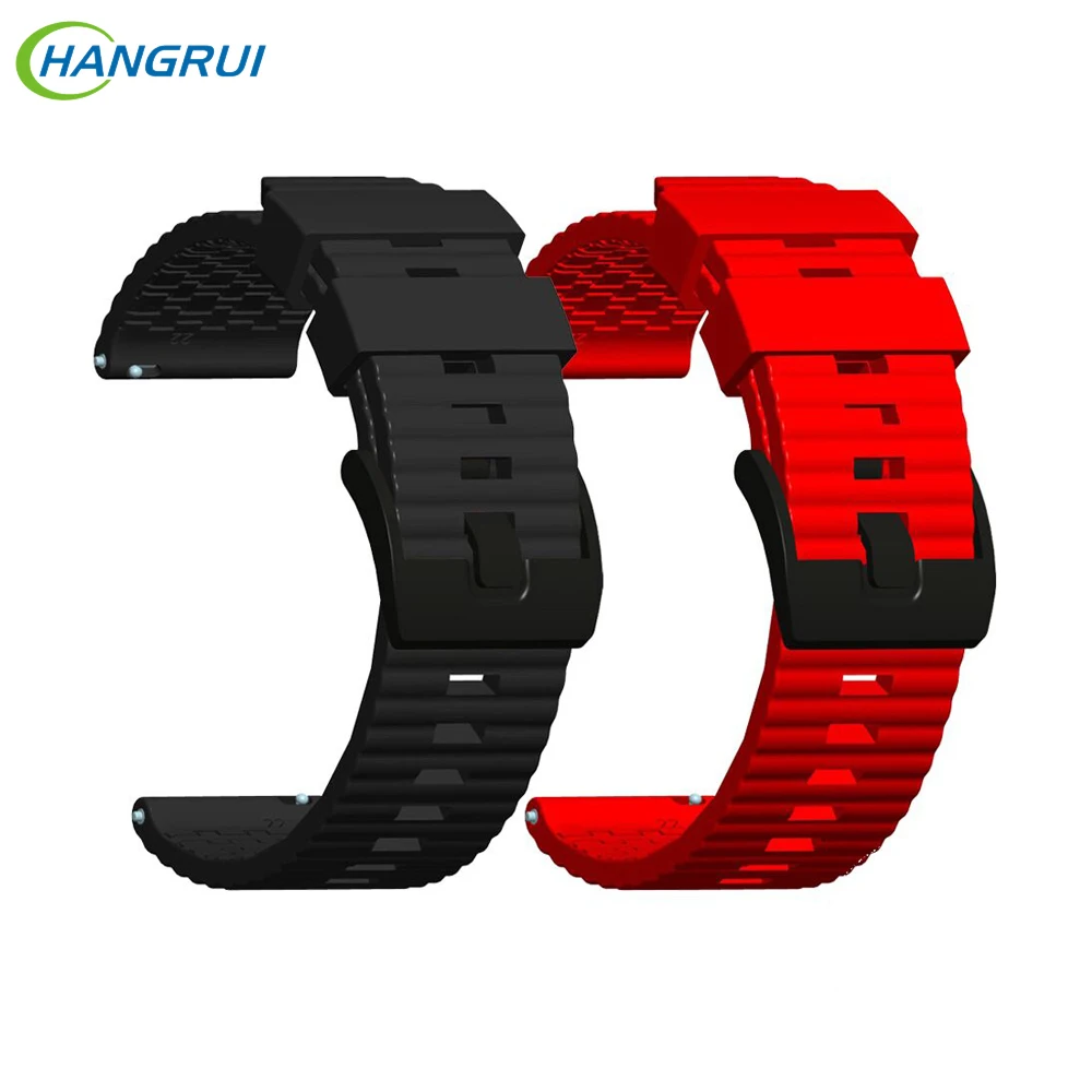Ремешок для часов Huawei GT 2e 46 мм 42 замена силиконовые браслеты Xiaomi HuaMi Amazfit GTS 2 GTR 47