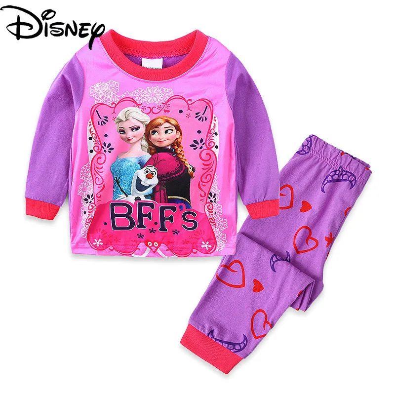 

Disney Frozen Aisha Ann Princess Cotton Children's Long Sleeve Pajamas Two-piece Girls Pajamas Digital Printed Homewear