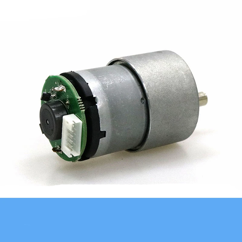 High torque DC Geared Motor 37GB-520 12V metal gear 37mm motor with encoder Speed feedback for RC robot chassis part DIY | Игрушки и