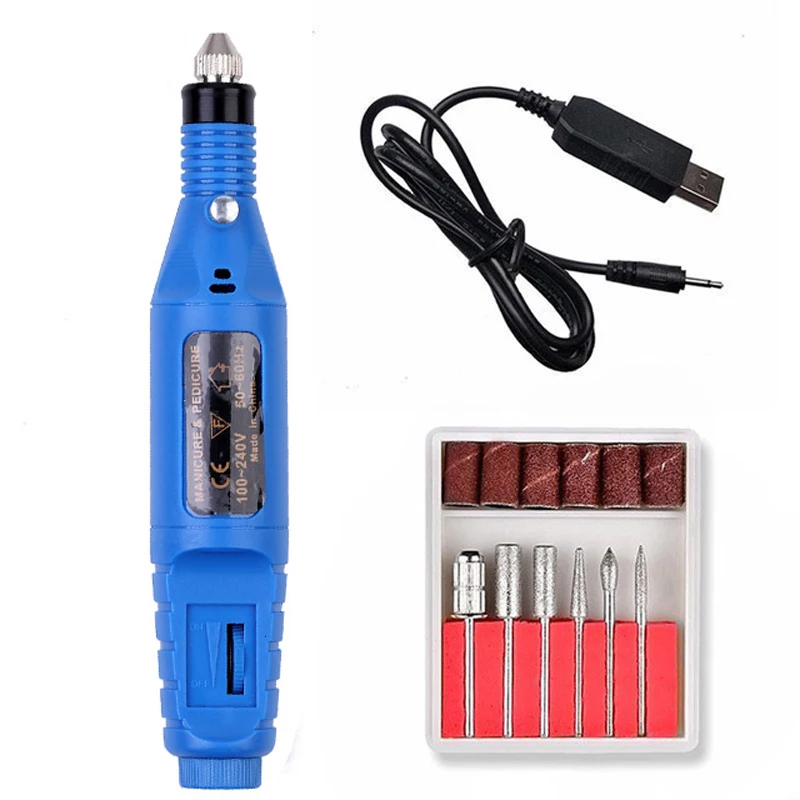 Профессиональный электрический сверлильный станок для ногтей маникюрный