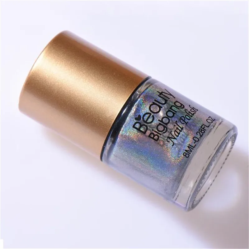BeautyBigBang 8 мл лазерный гель лак с блеском для ногтей Esmaltes голографический для аксессуары для ногтей инструмент лак для ногтей