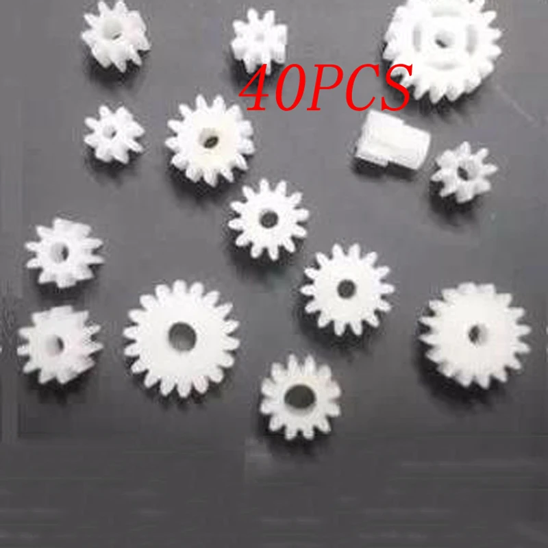 40 шт. 0 5 модульная Шестерня главной оси для вала 2 мм мотора шестерни колеса