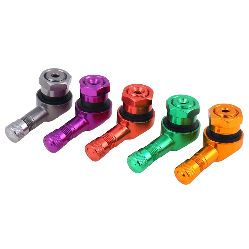 

2 шт., 90 градусов, алюминиевый сплав, клапан, ствол, колесо мотоцикла, бескамерный клапан, стебли для 11,3 мм, обода, колеса, запчасти