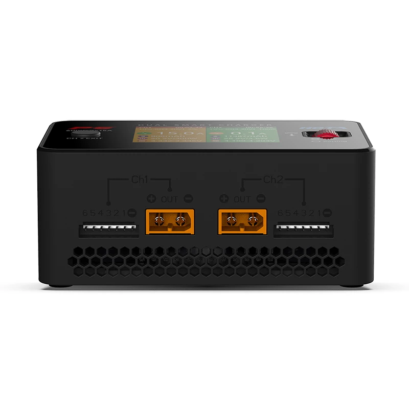 HOTA P6 DC 600W 15Ax2 Dual Channel Battery Balance Charger умное зарядное устройство для Lipo 1-6S LiIon NiMH с