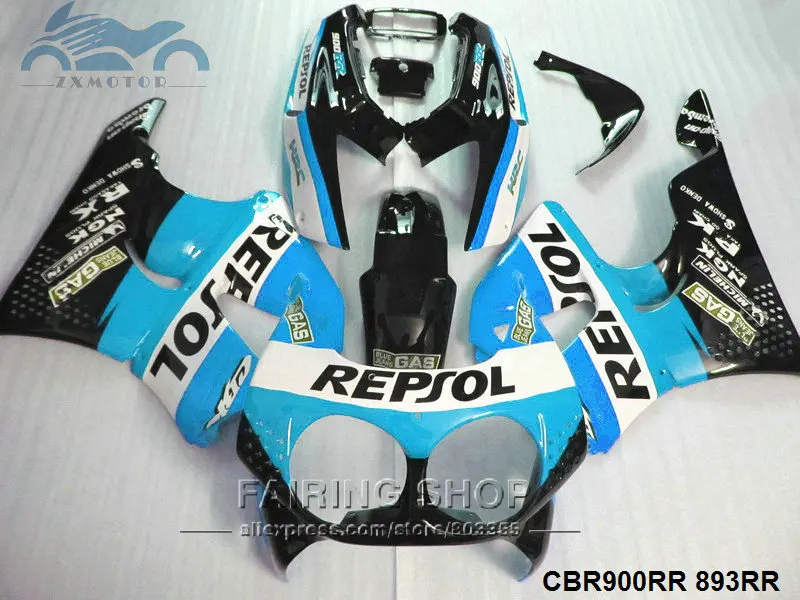 Набор обтекателей высокого качества подходит для Honda CBR900RR893 1996-1995 CBR 900RR893 92-95 ABS