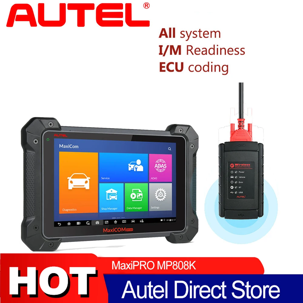 Autel MaxiPRO MP808K OBD2 сканер Авто диагностический инструмент OBD Автомобильный Диагностический Авто scania сканер automotriz Профессиональный vag com