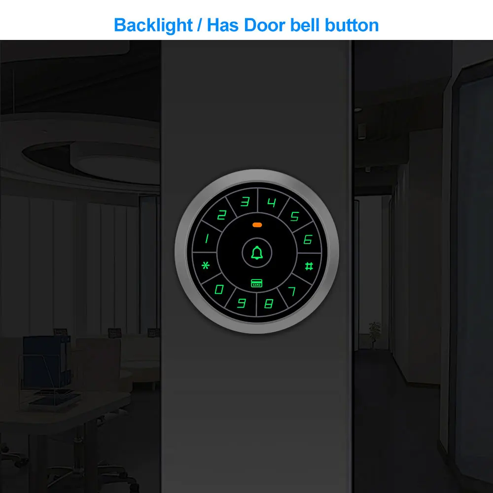 125 кГц клавиатура контроля доступа RFID Клавиатура сенсорный металлический