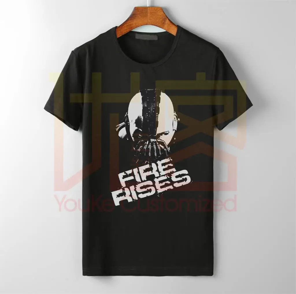 Мужская футболка Dark Knight Rises Bane Fire Rises|Мужские футболки| |